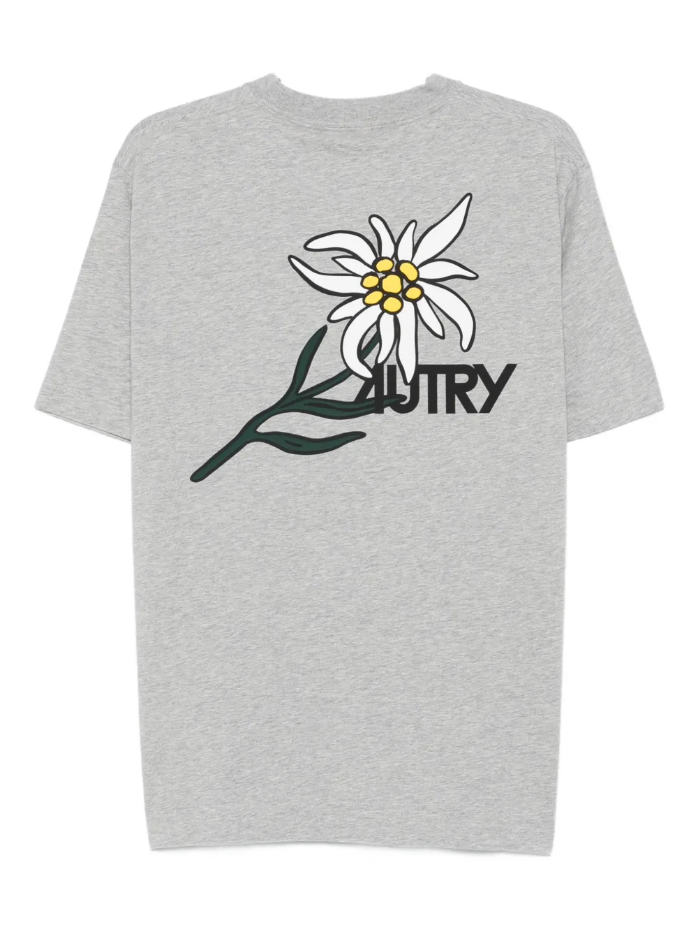 Autry Edelweiss cotton T-shirt Grijs