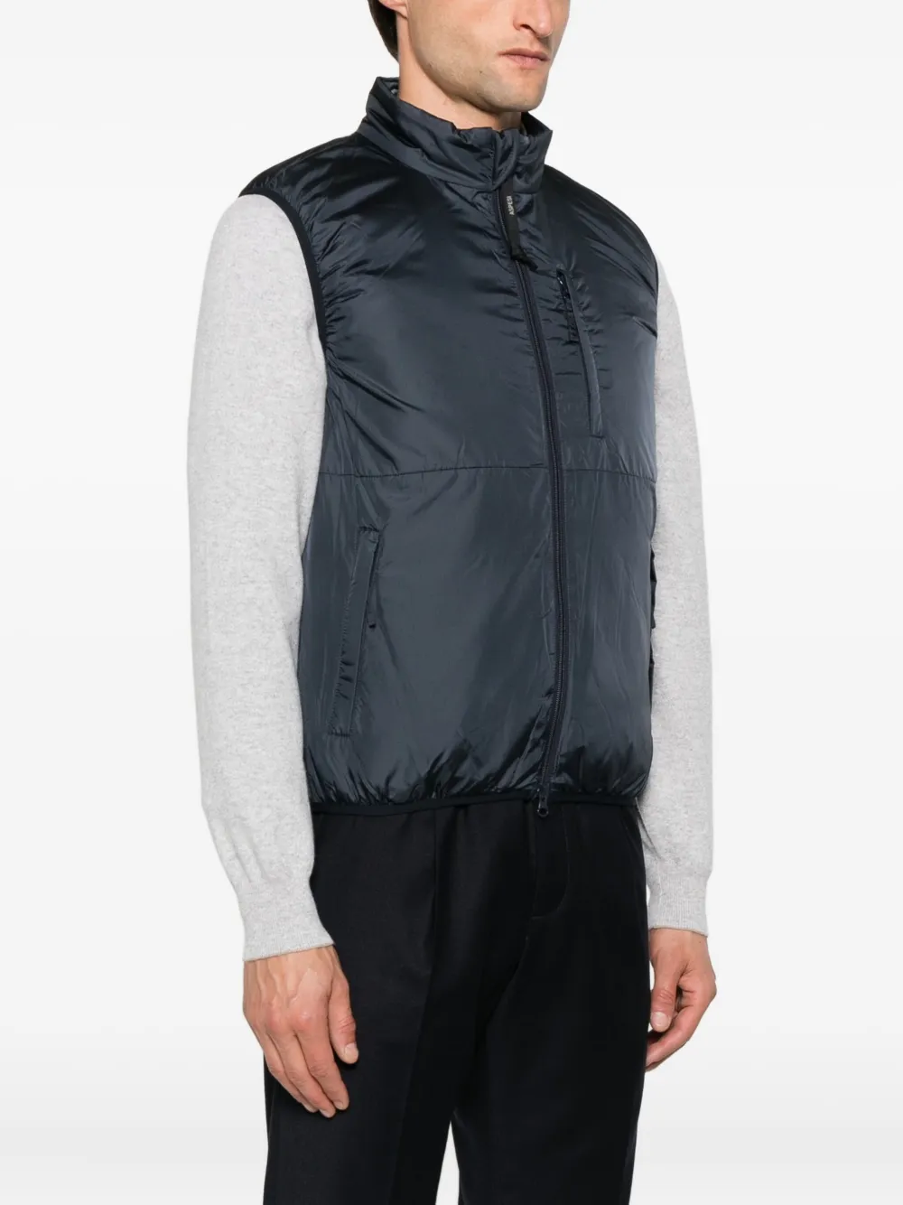 ASPESI Gilet met ritssluiting Blauw