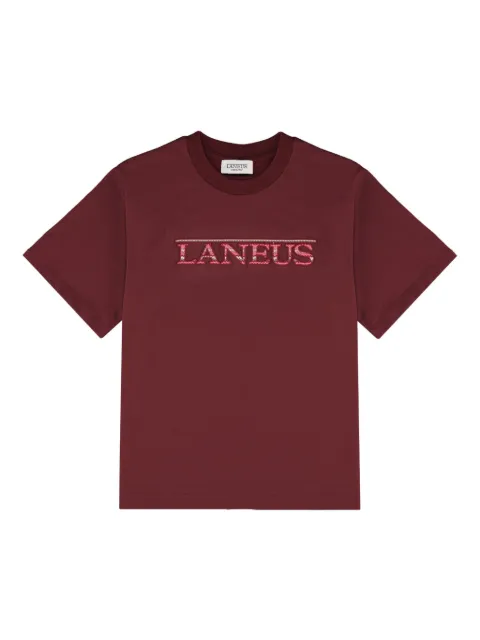 Laneus logo-patch jersey T-shirt