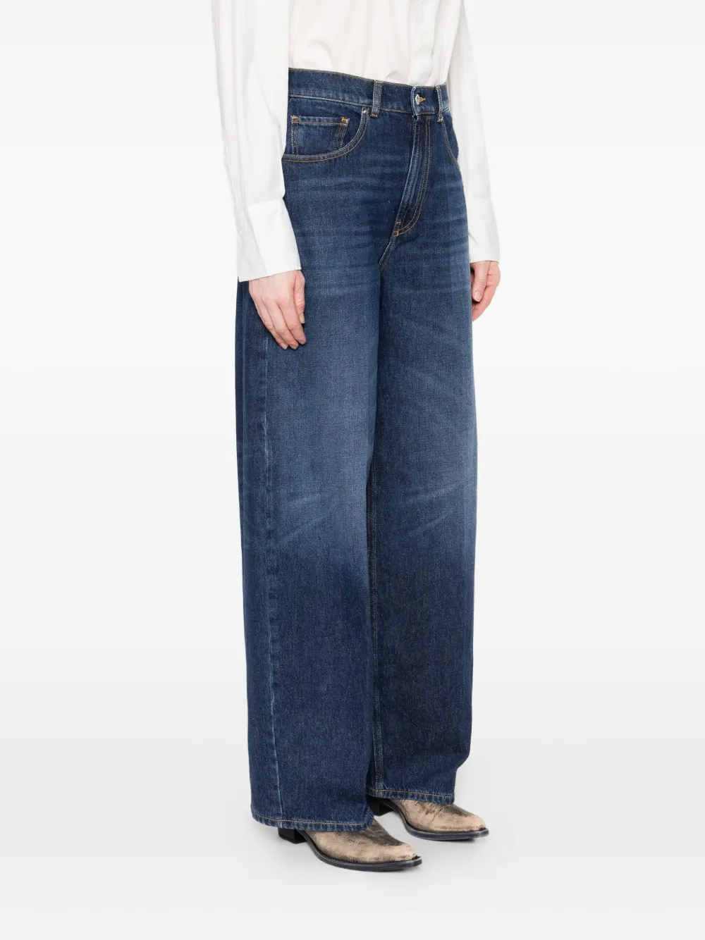 TRUE AVENUE Anna Open jeans Blauw