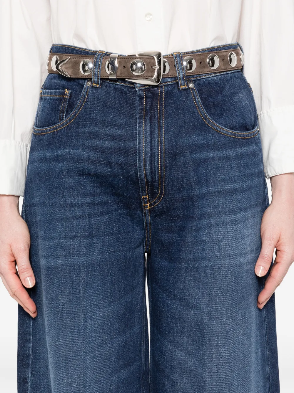 TRUE AVENUE Anna Open jeans Blauw