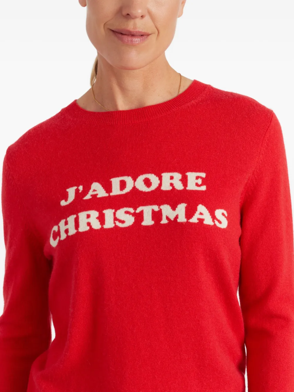 Chinti & Parker J'Adore Christmas trui Rood