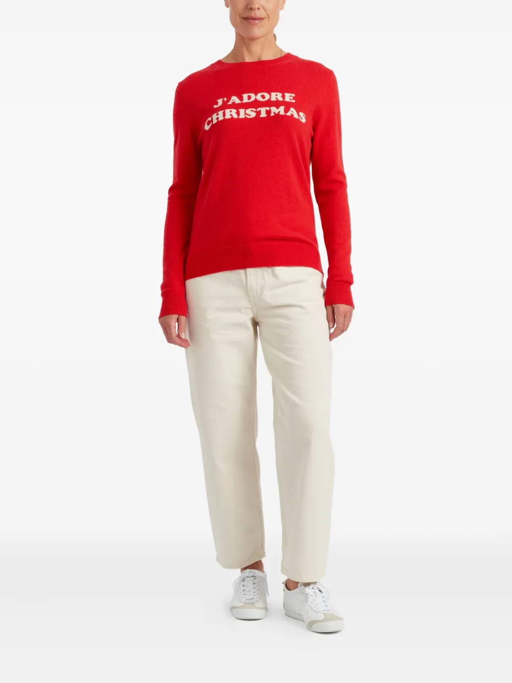 Chinti & Parker J'Adore Christmas trui Rood