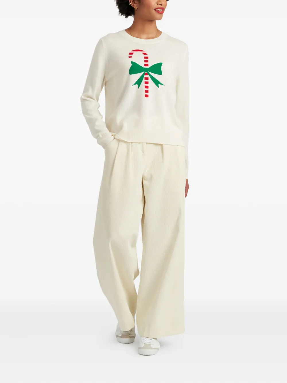 Chinti & Parker candy-cane sweater | Knitted Tops | Image 2