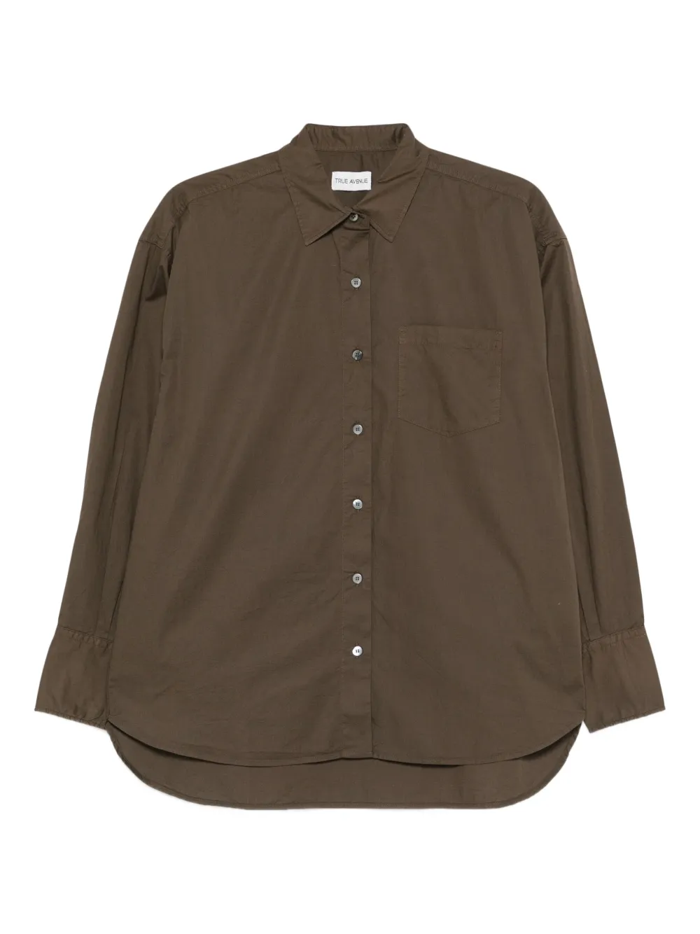 True Avenue Button-down Pocket Shirt In Green