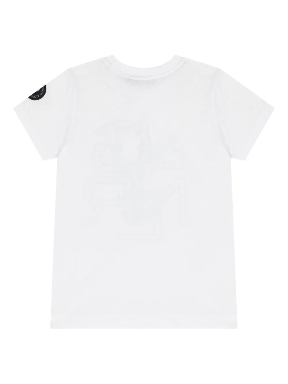 Aigner Kids T-shirt met logoprint Wit