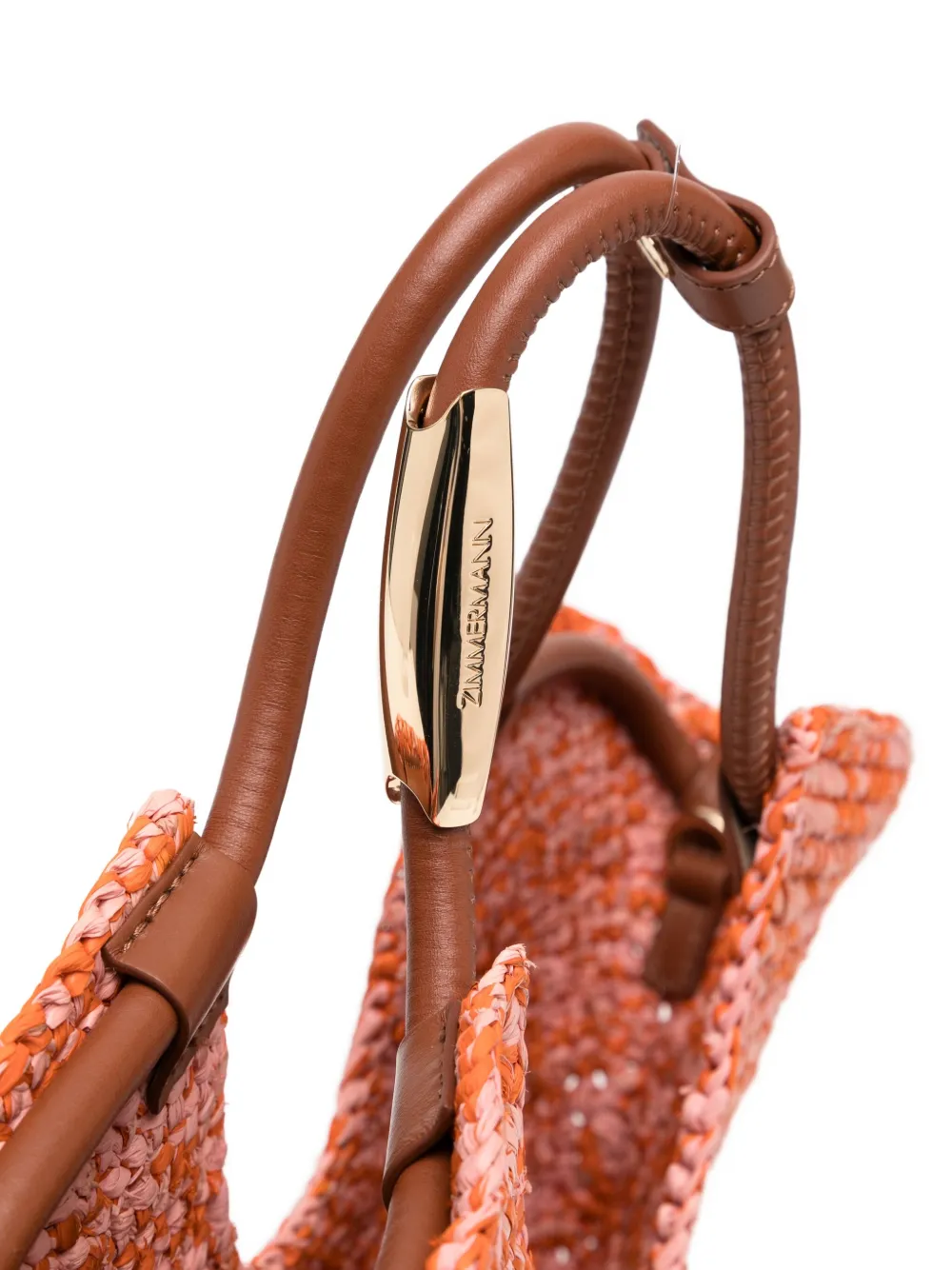 ZIMMERMANN Kleine Goldentime shopper Oranje
