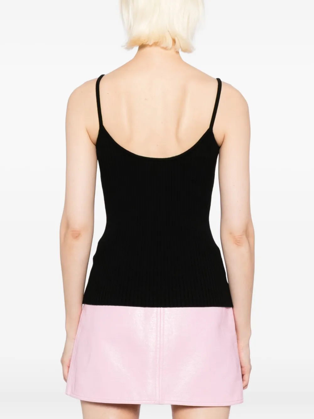 Courrèges Reedition tanktop Zwart