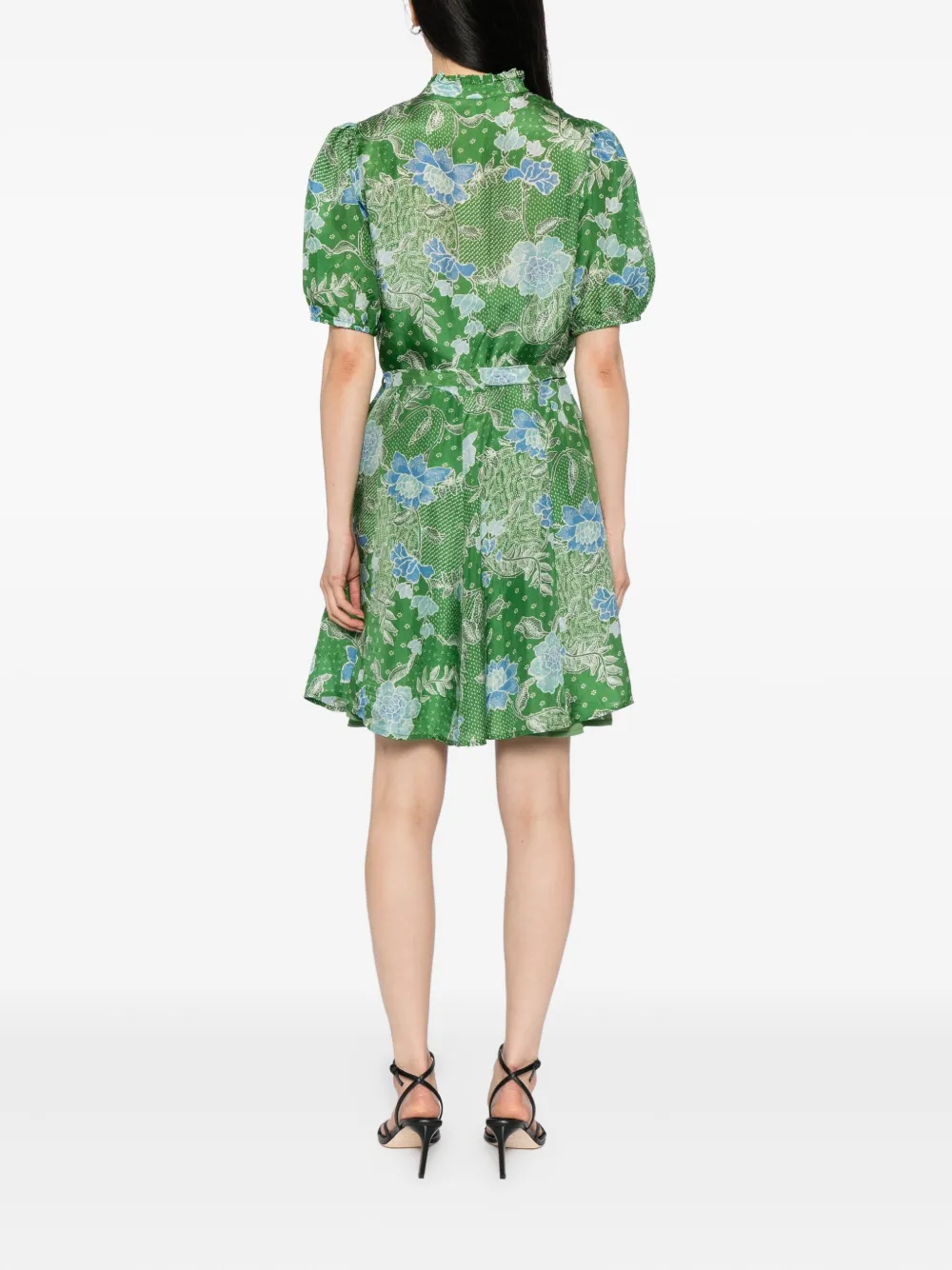Hannah Artwear Gaia Dress In Bloom Jungle Green In Green