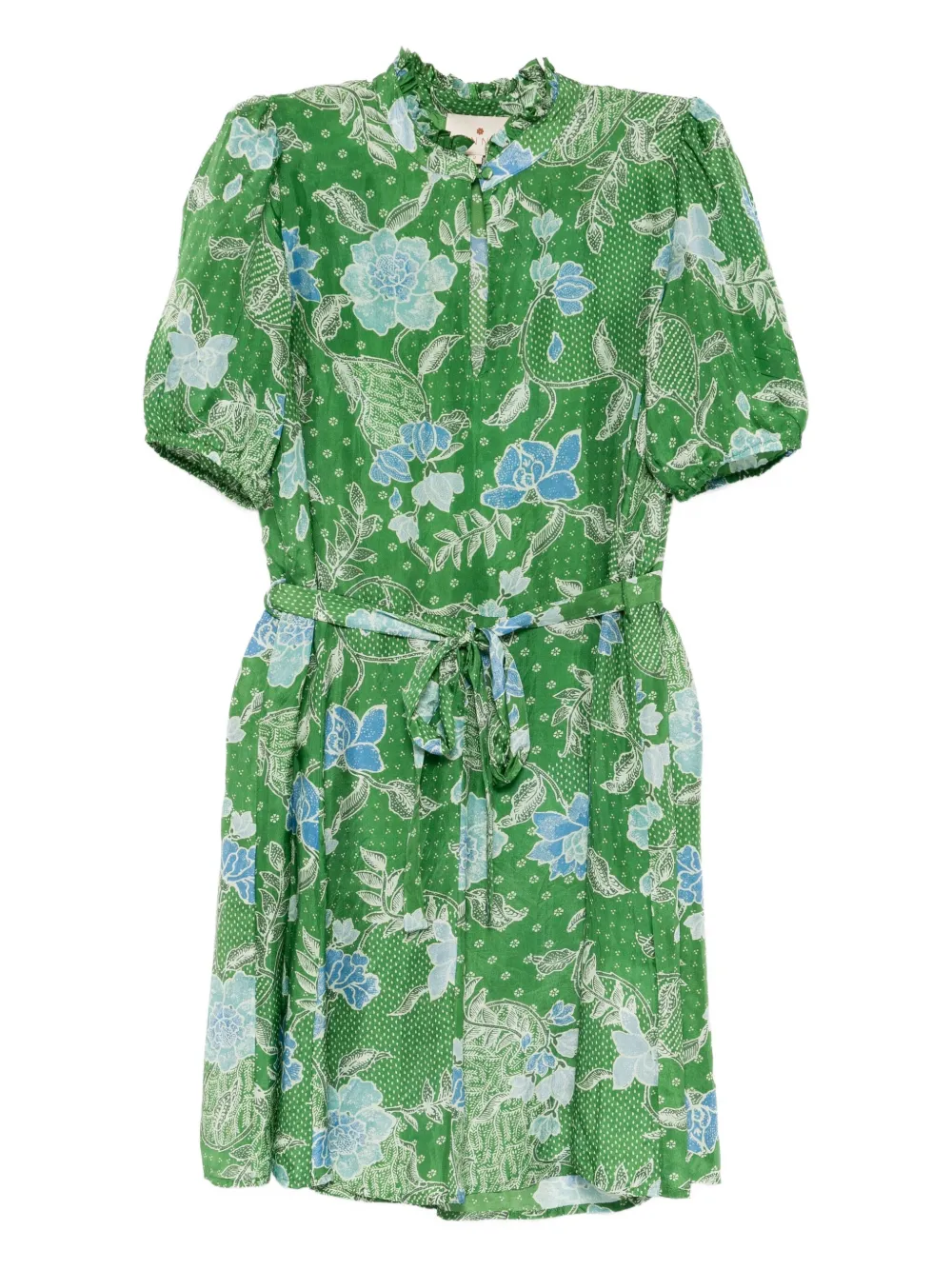 Hannah Artwear Gaia Dress In Bloom Jungle Green In Green