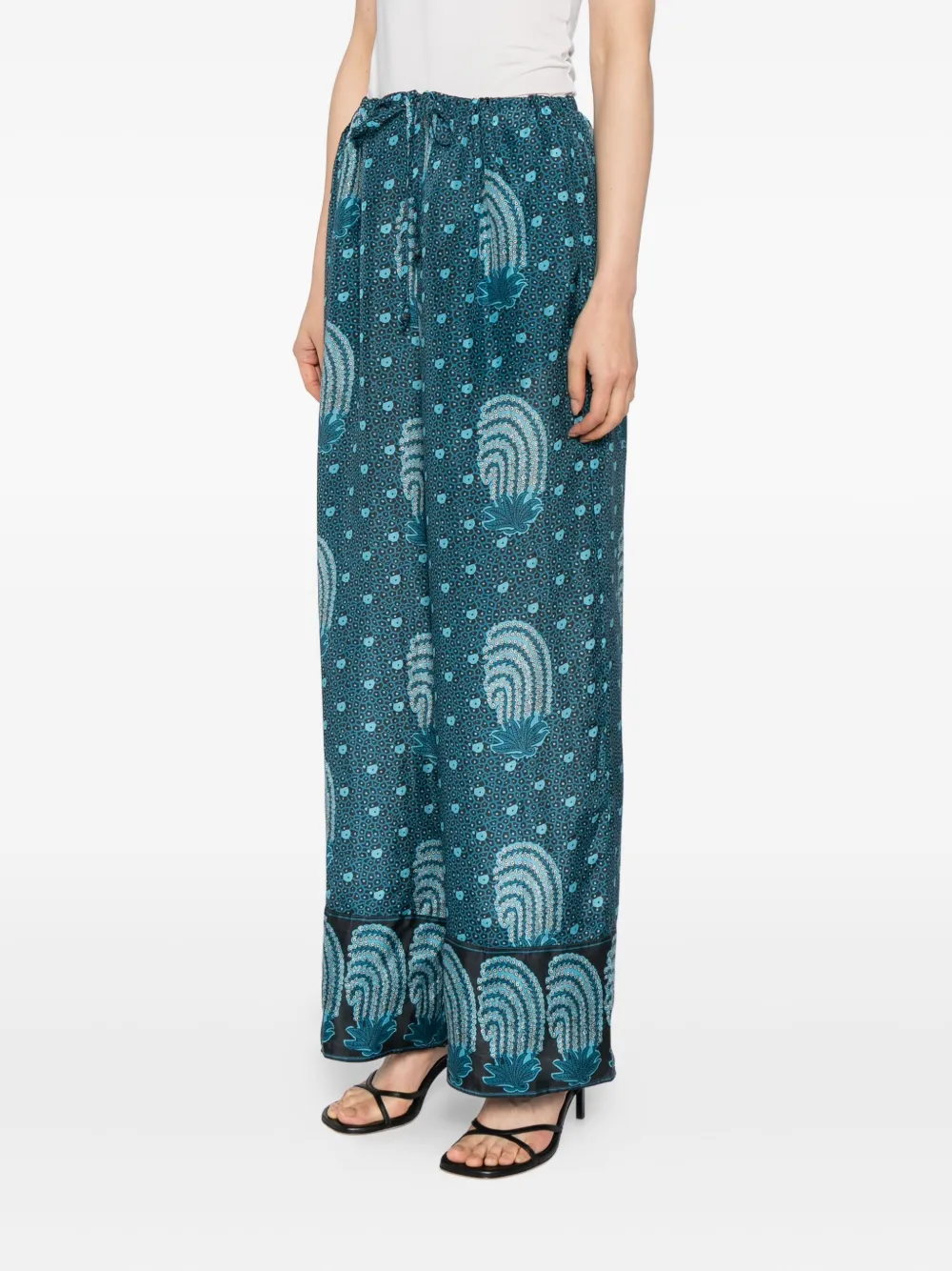 Hannah Artwear Azra Trousers In Blue