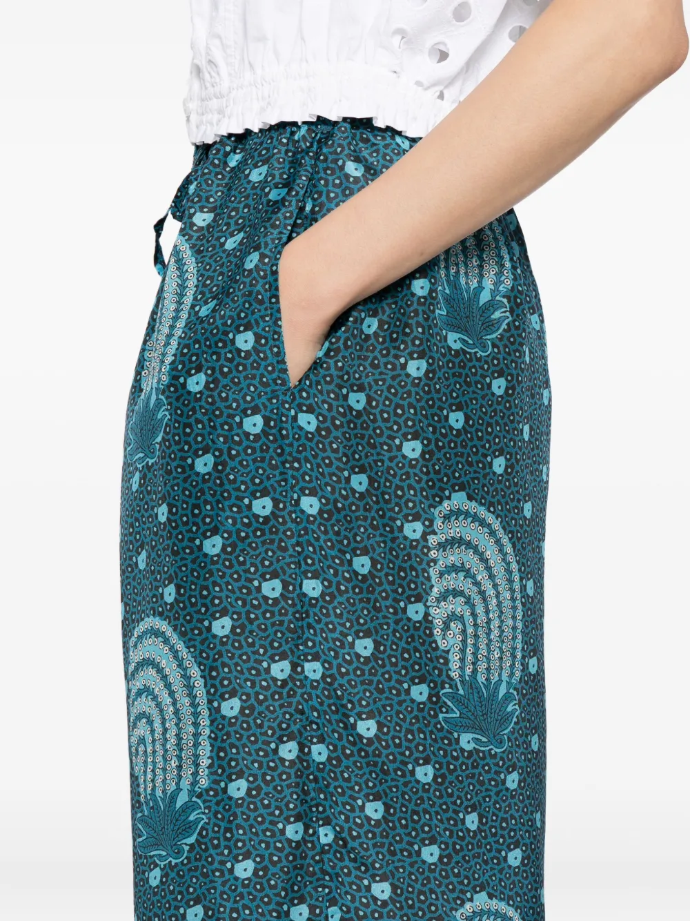Hannah Artwear Azra Trousers In Blue