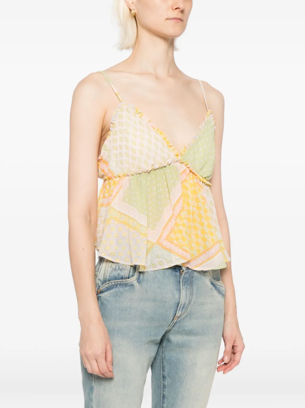 Free People Alix Printed Tank In Multi