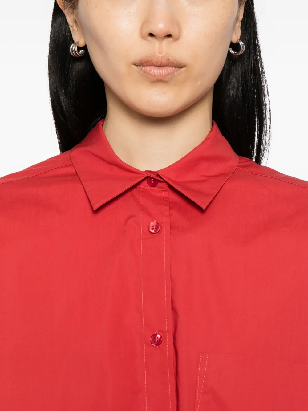 By Malene Birger Derris klassieke blouse Rood