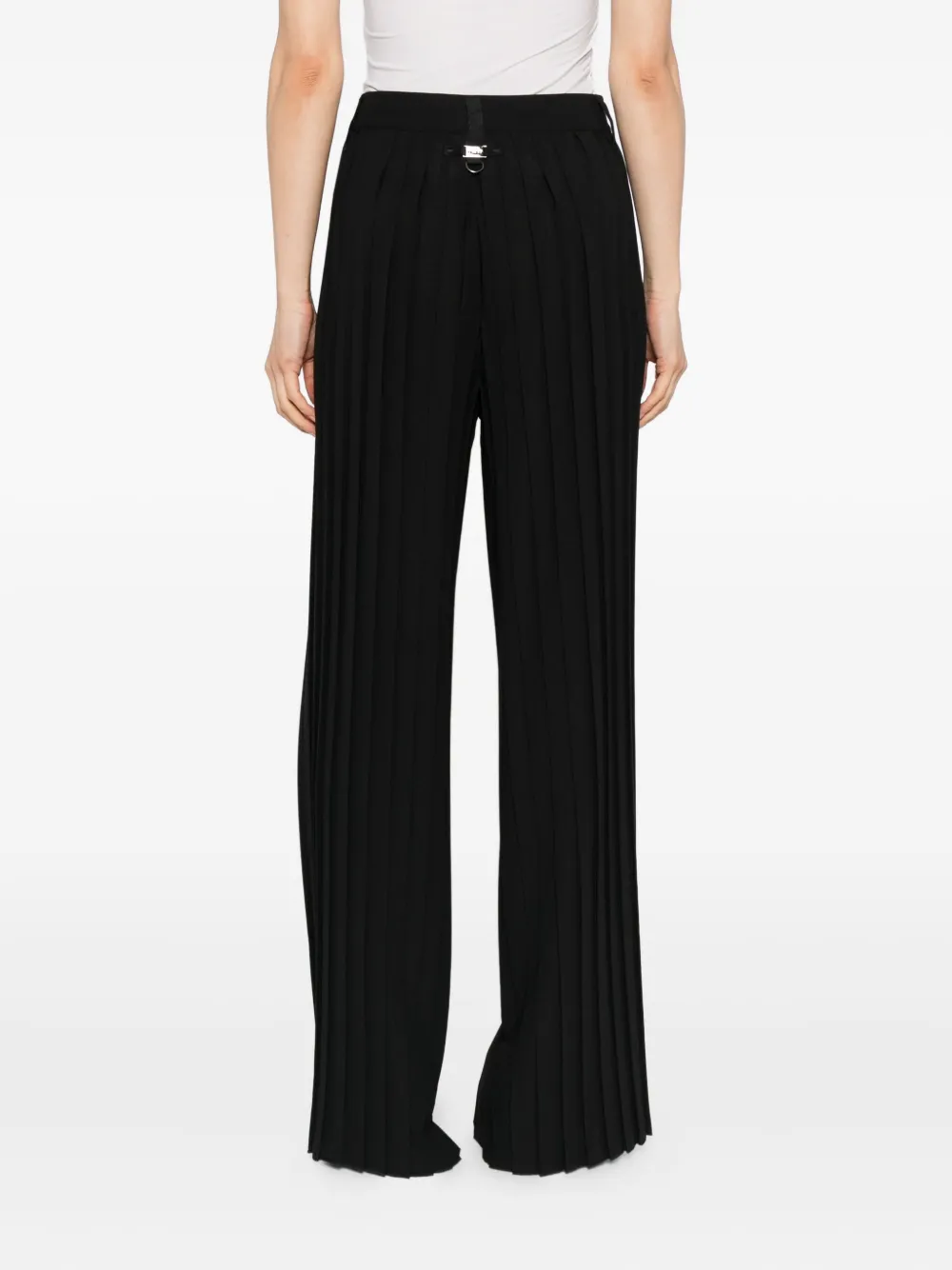 High Pleated Trousers In Black