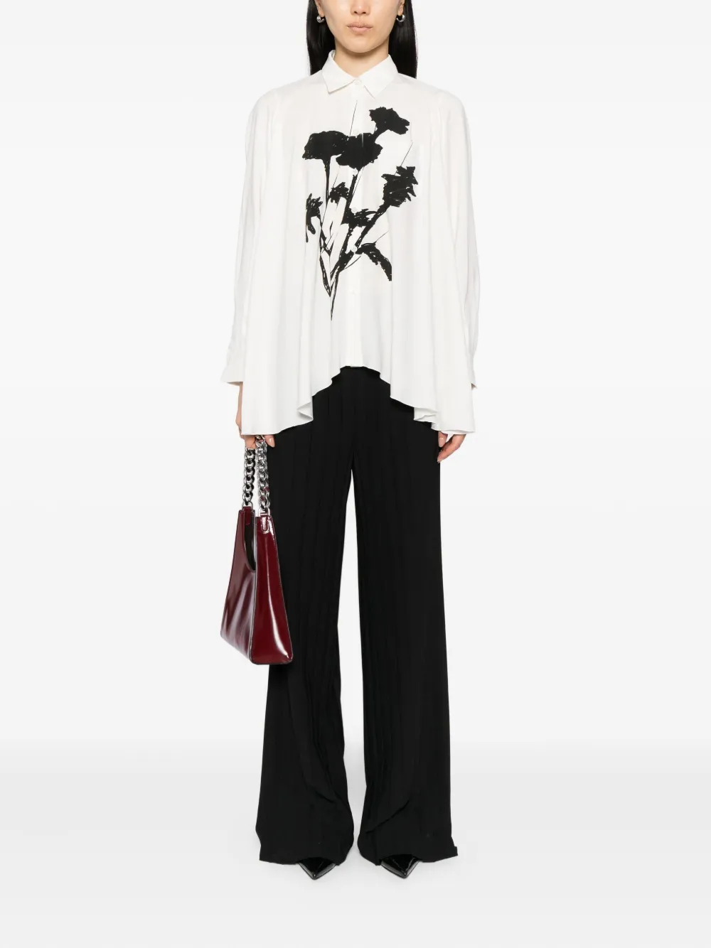 High pleated trousers | Straight-Leg Pants | Image 2