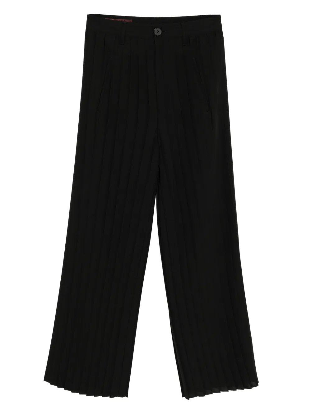 High pleated trousers | Black | Image 1