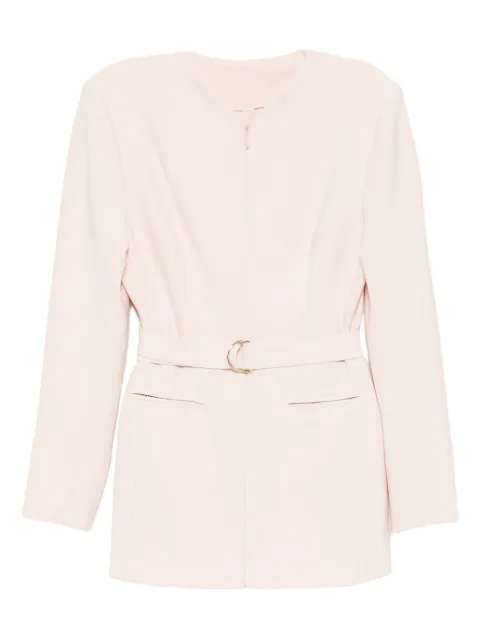 Norma Kamali long-sleeves V-neck dress