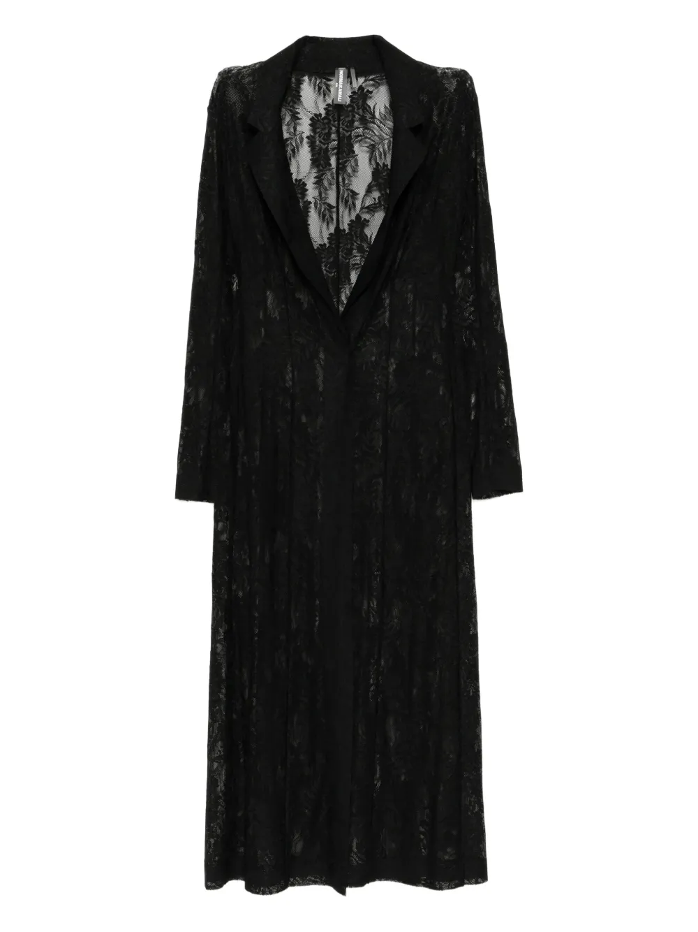 Norma Kamali single breasted coat | Black | Image 1