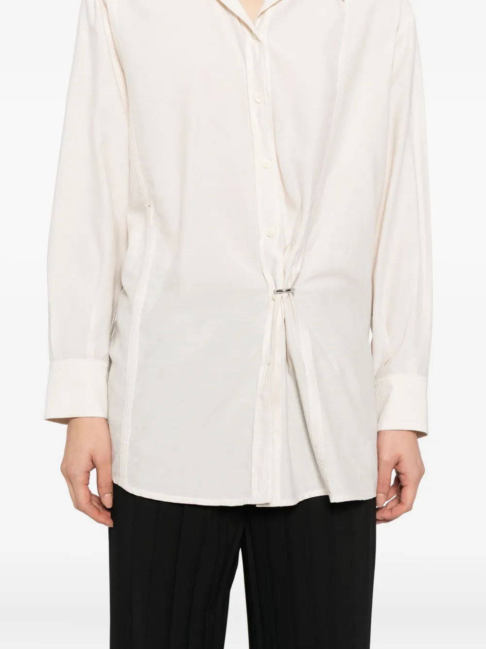 High Skylark Shirt In White