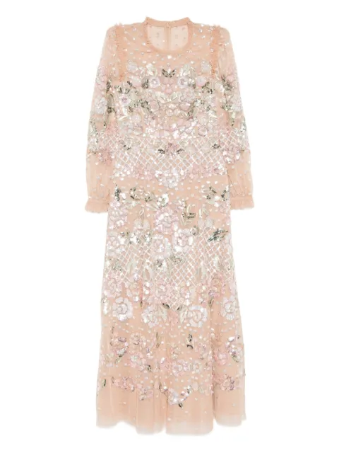 Needle & Thread robe longue Rosalie