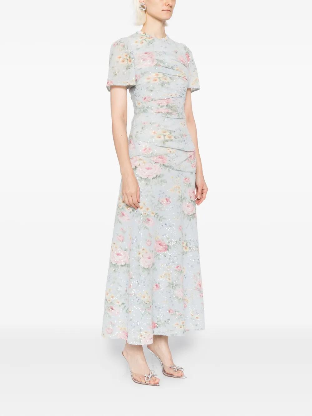Needle & Thread Pompadour Garden jurk Blauw