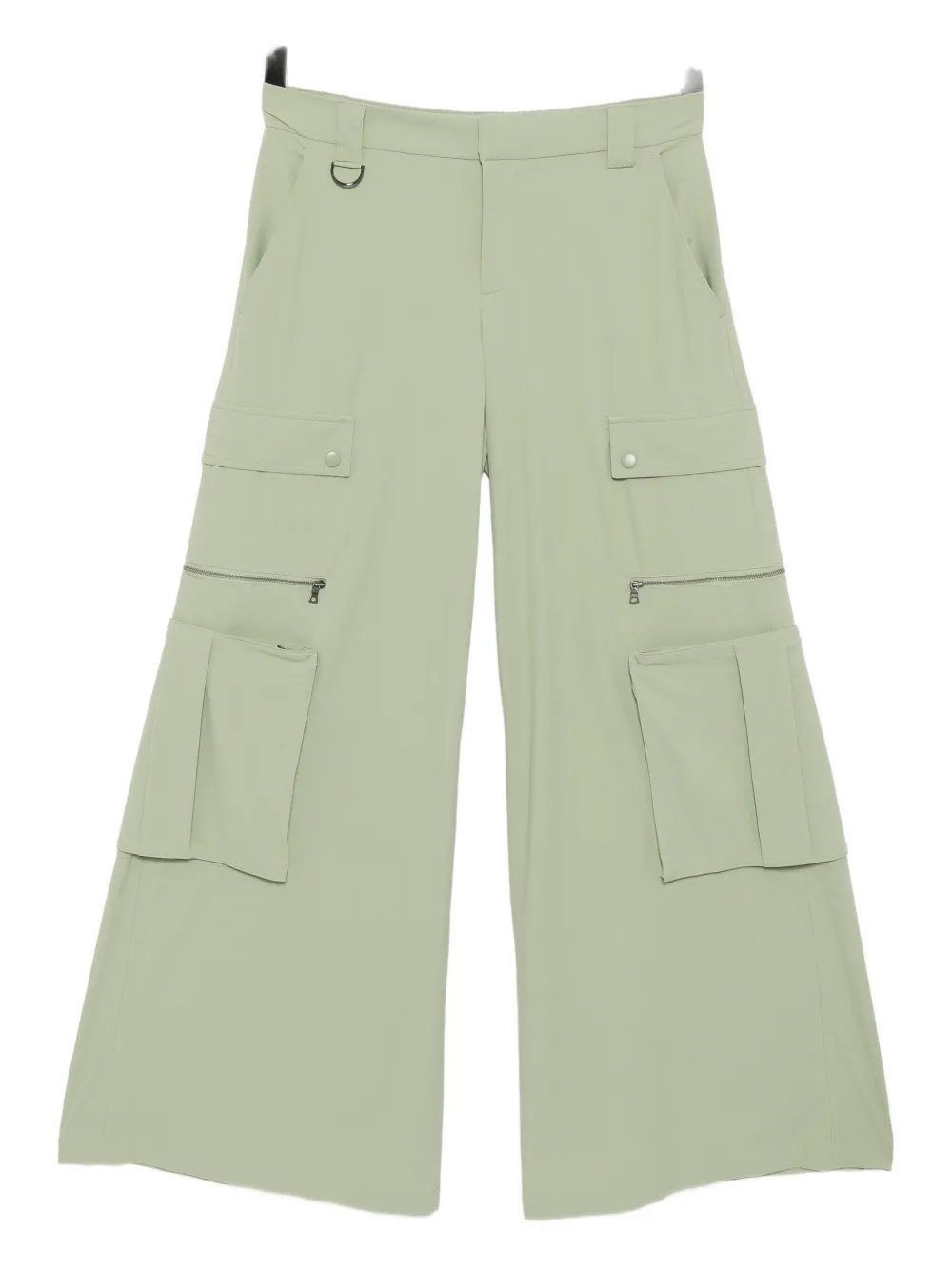 Alice And Olivia Sara Cargo Trousers In Green