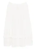 Needle & Thread pointelle-trim knitted skirt - Neutrals
