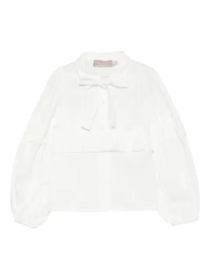 Miss Blumarine レース シャツ | ホワイト | FARFETCH JP