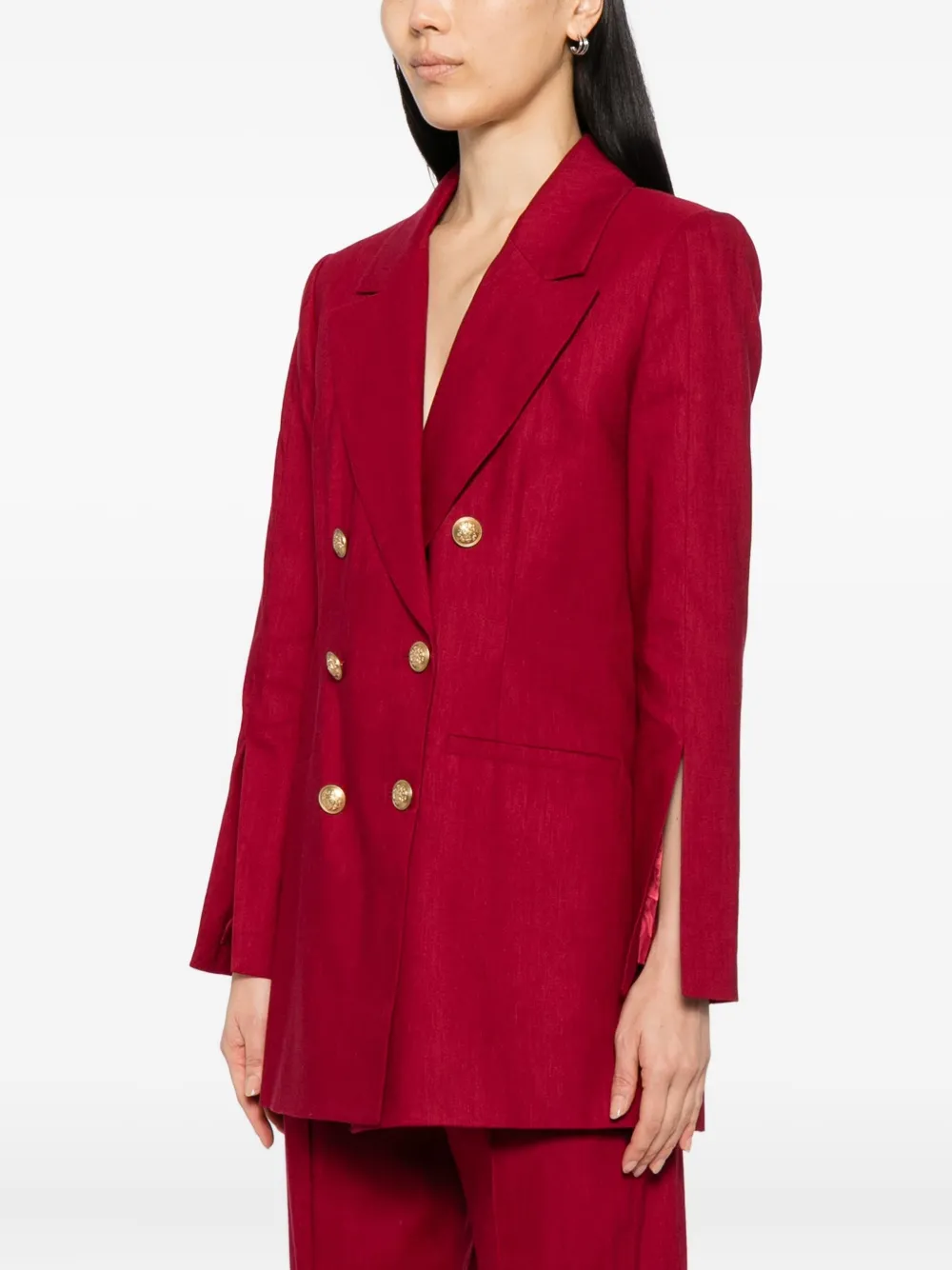 alice + olivia Blazer met dubbele rij knopen Rood