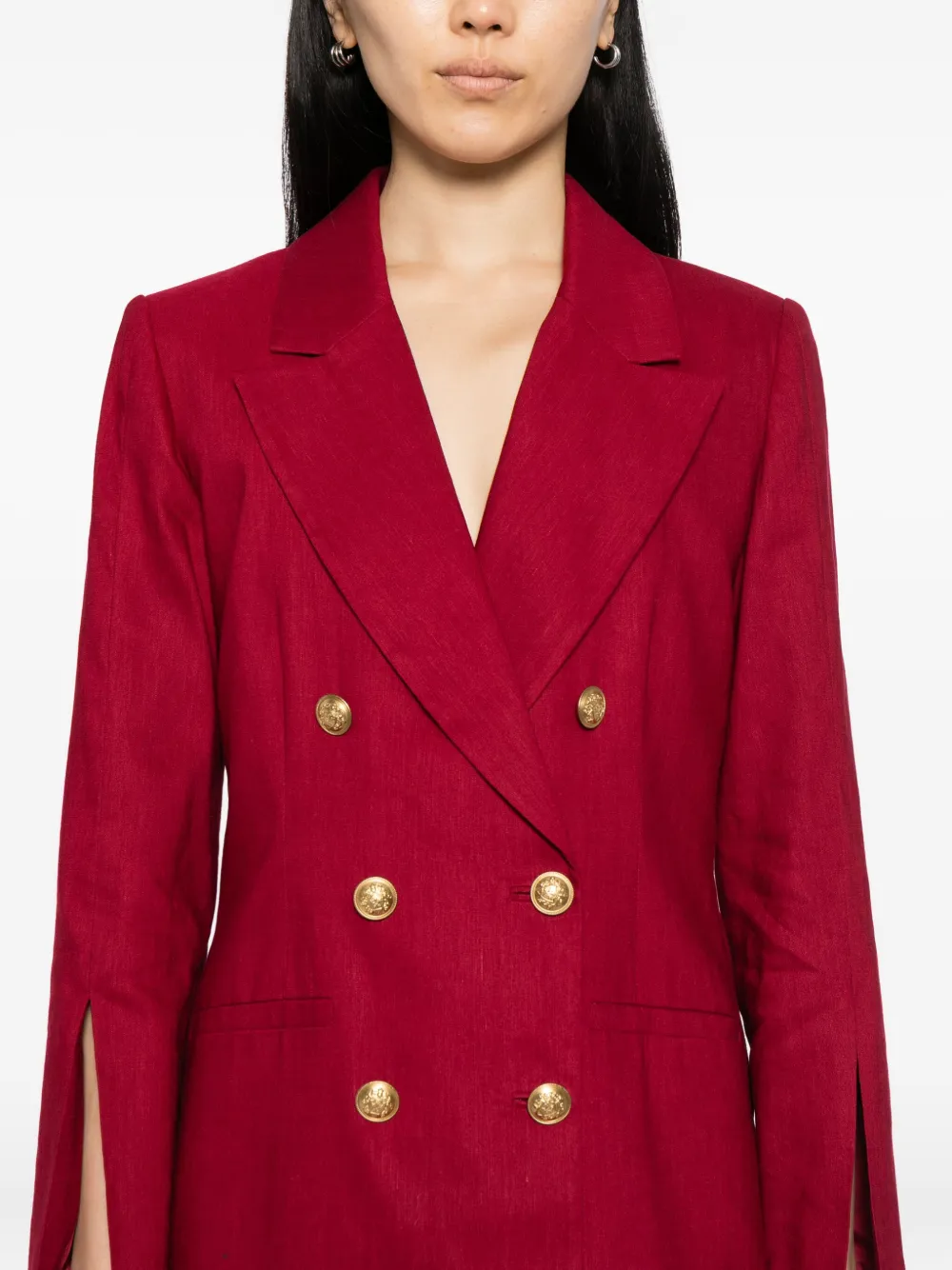 alice + olivia Blazer met dubbele rij knopen Rood
