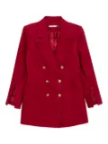 alice + olivia double-breasted blazer - Red