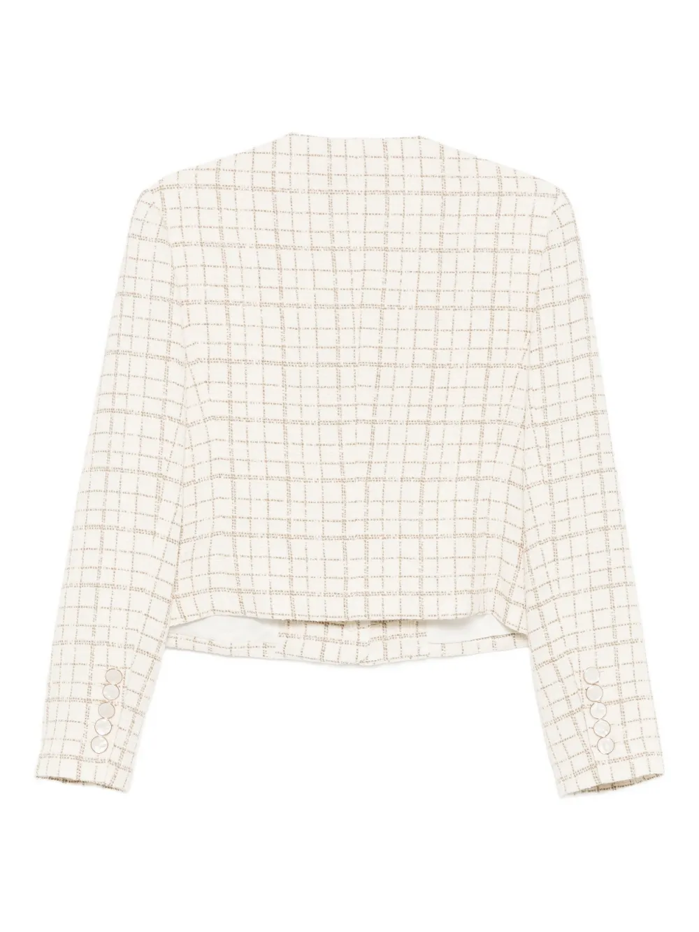Veronica Beard Andrea tweed jack Beige
