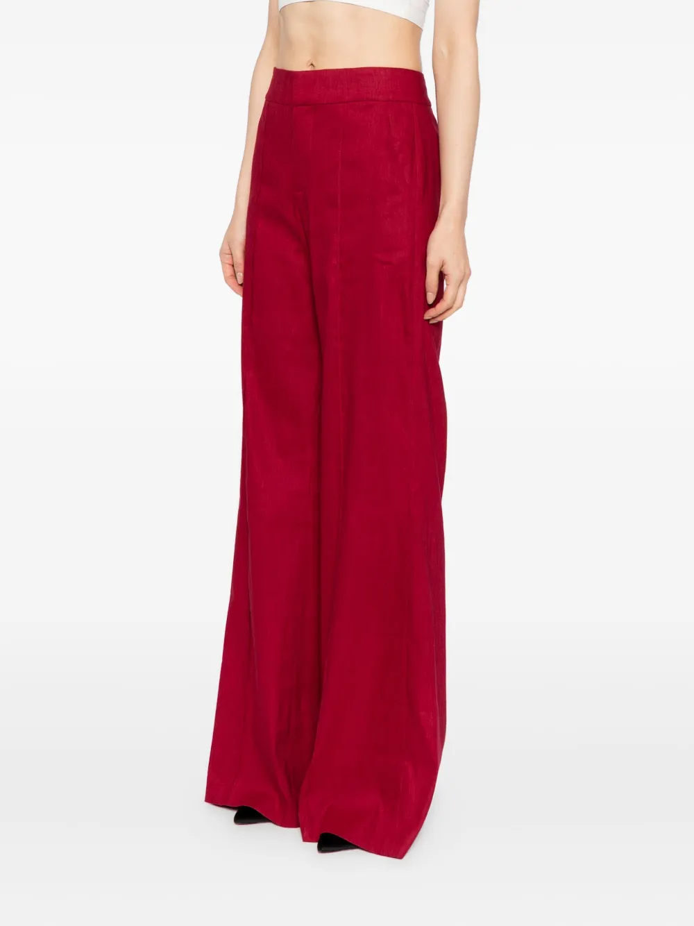alice + olivia Broek met wijde pijpen Rood