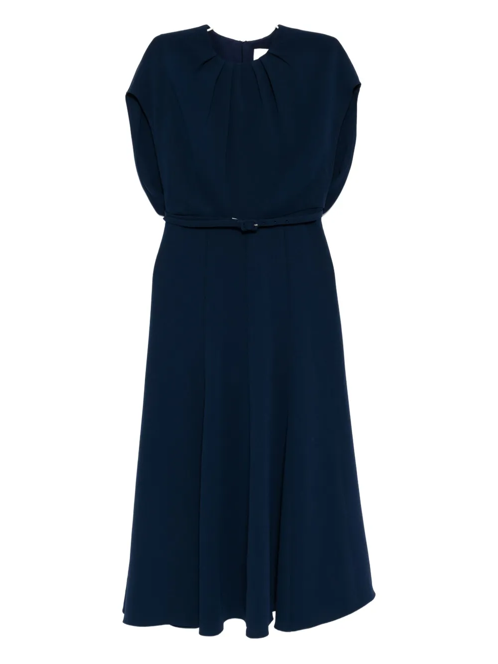 Roland Mouret Cady crêpe jurk Blauw