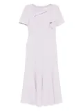 Roland Mouret light cady shoulder dress - Purple