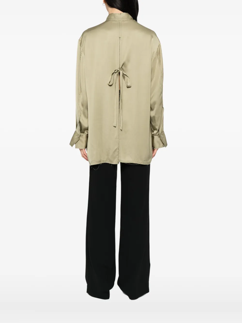 Day Birger Et Mikkelsen Strong Open-back Shirt In Green