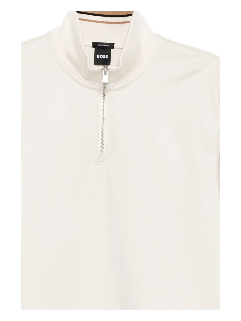 BOSS Sweater met lange mouwen Beige