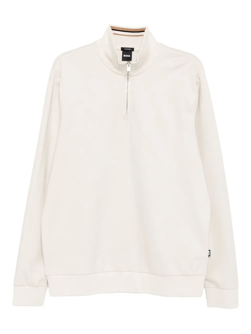 BOSS Sweater met lange mouwen Beige