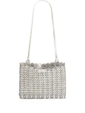 Rabanne 1969 chain-link leather shoulder bag - Grey