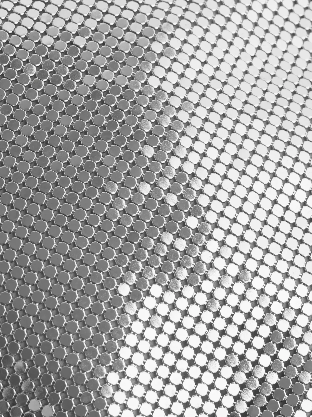  Rabanne Chainmail Fringe Shoulder Bag - Silver 