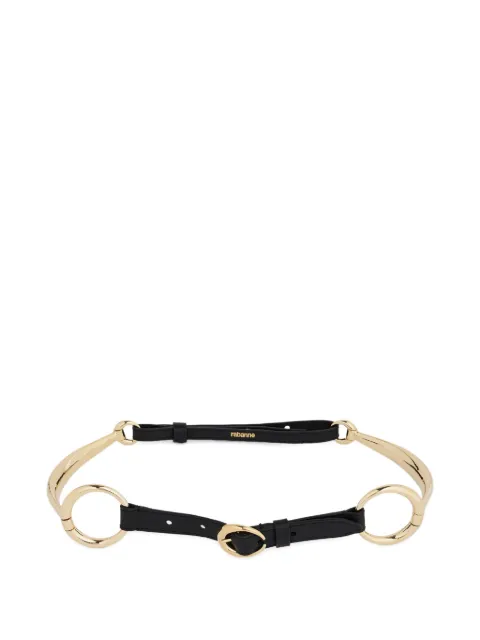 Rabanne ring leather belt