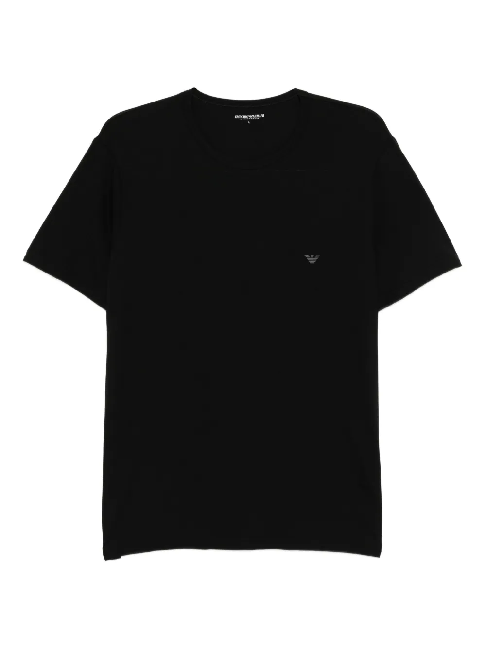 Emporio Armani Twee T-shirts met logoprint - Zwart