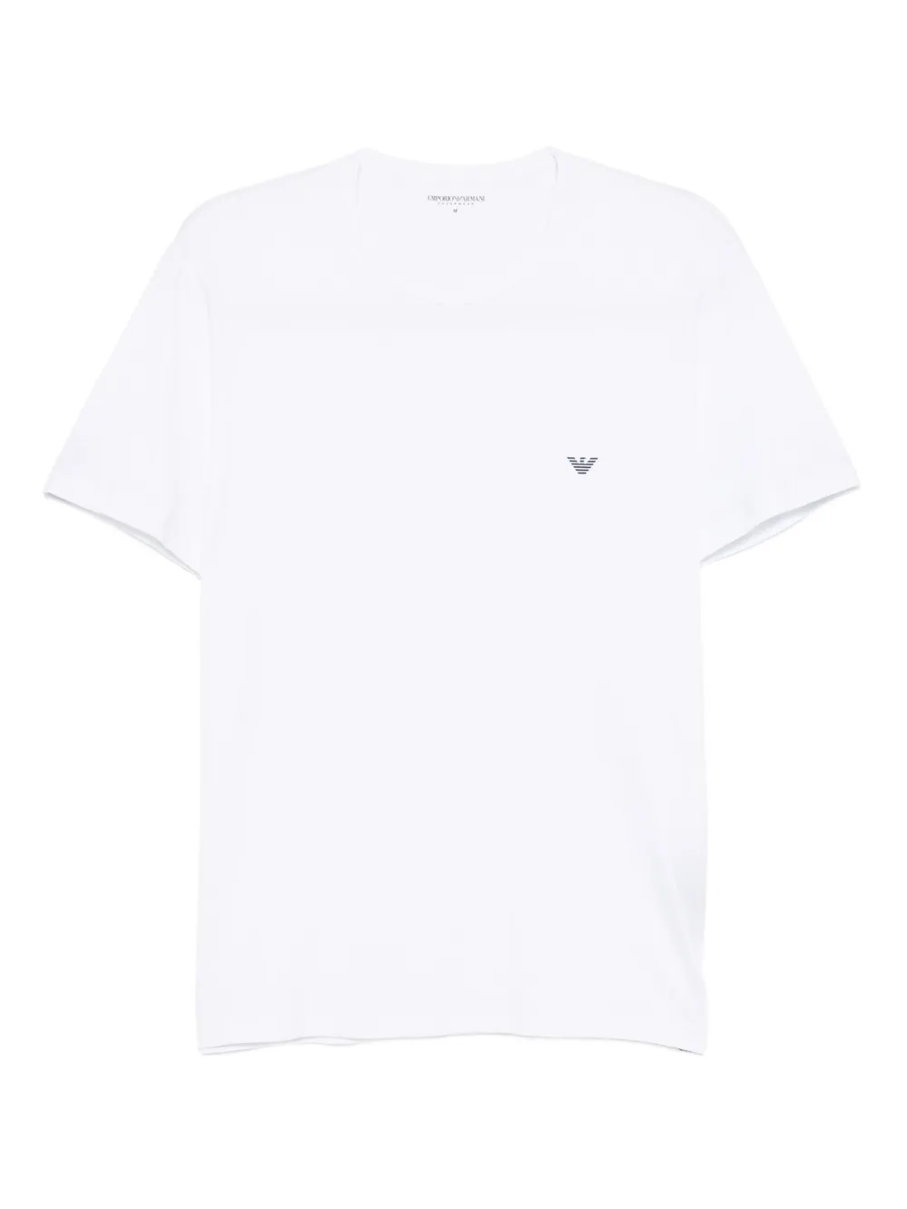 Emporio Armani Twee T-shirts met logoprint Wit