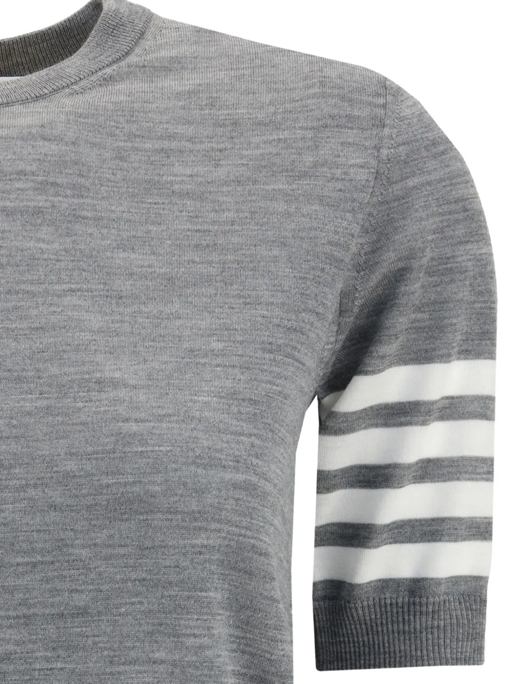 Thom Browne Gebreid T-shirt Grijs
