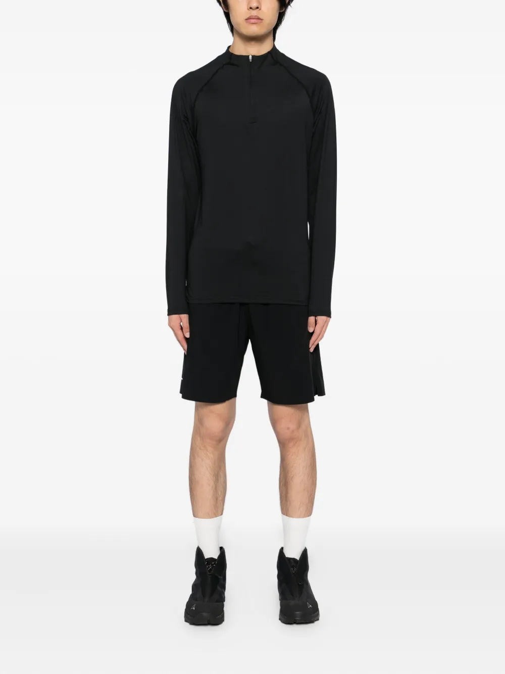 CONDITION WEAR Core top met rits Zwart