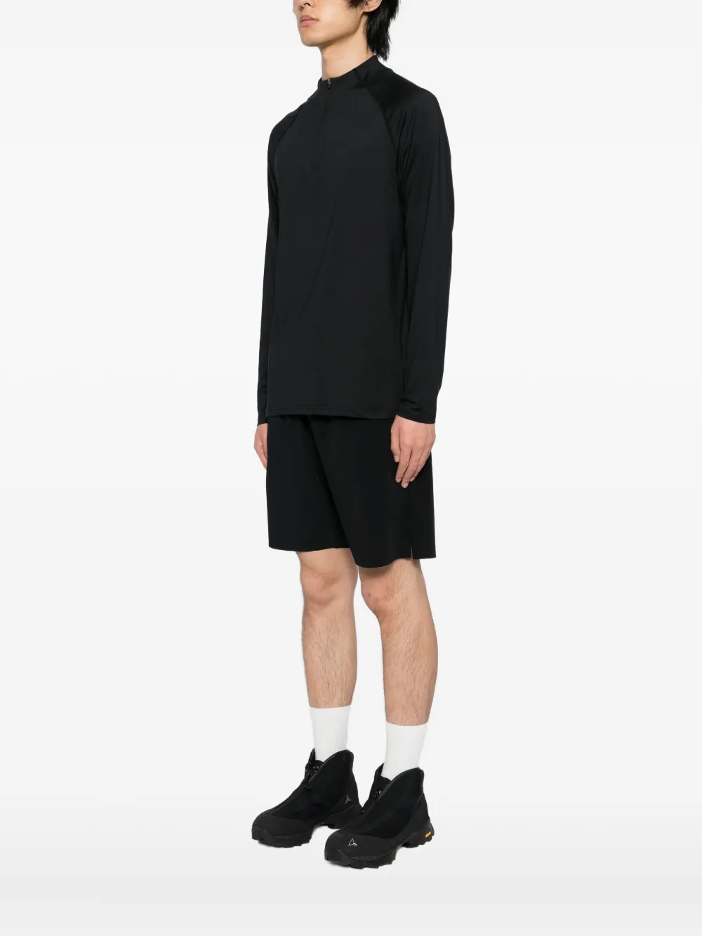 CONDITION WEAR Core top met rits Zwart