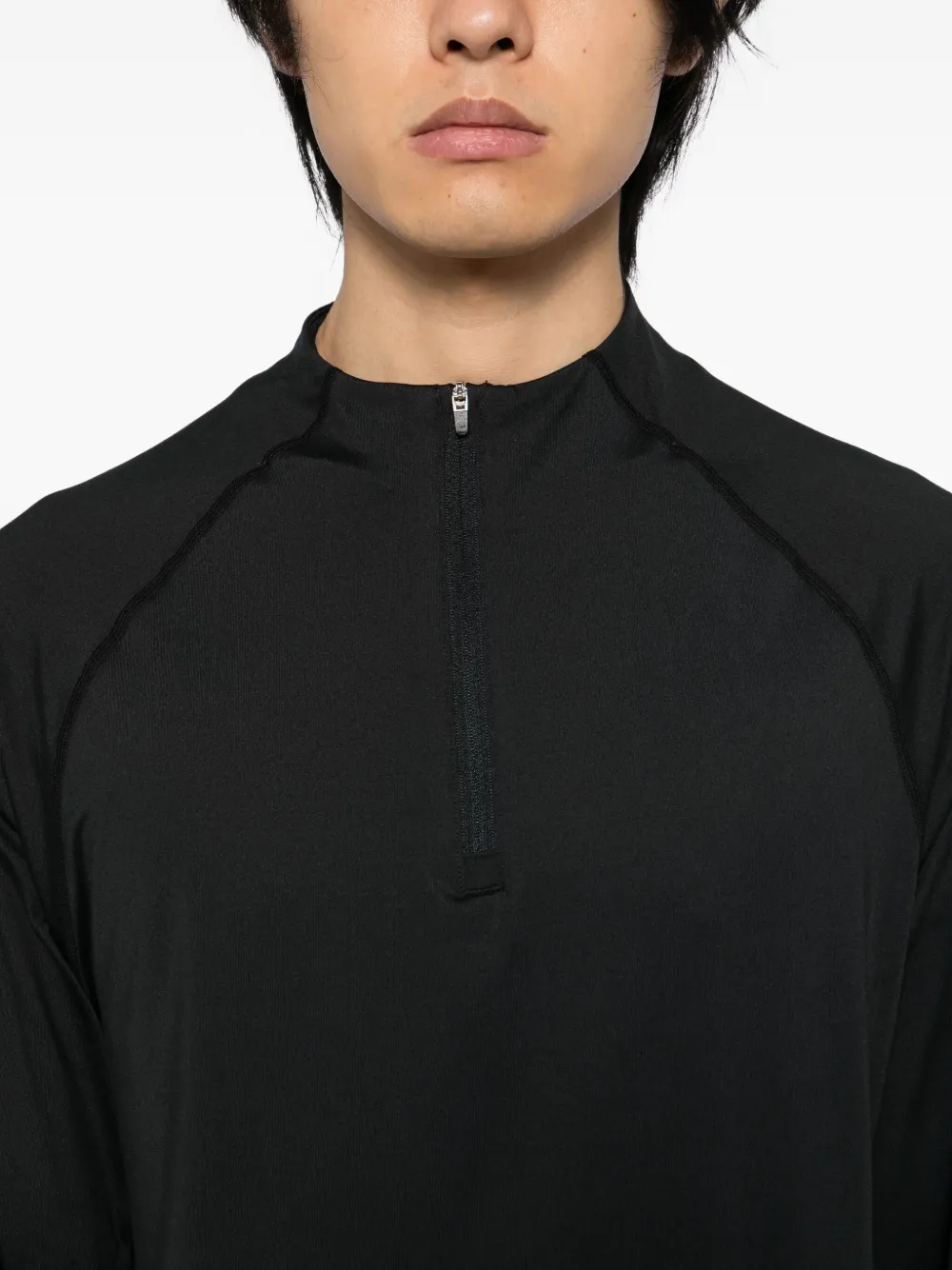 CONDITION WEAR Core top met rits Zwart