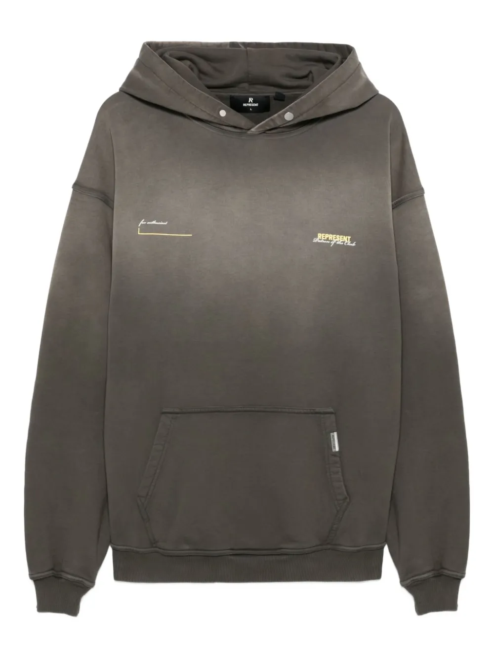 Represent cotton hoodie | Green | Image 1