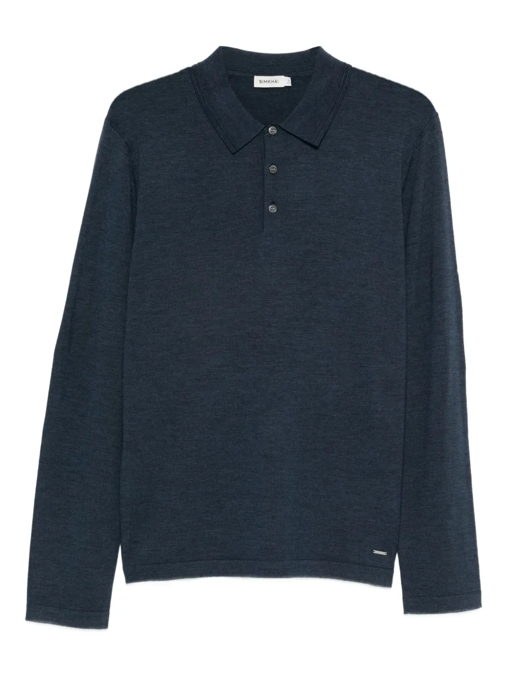 Simkhai playera tipo polo con botones | azul | Image 1